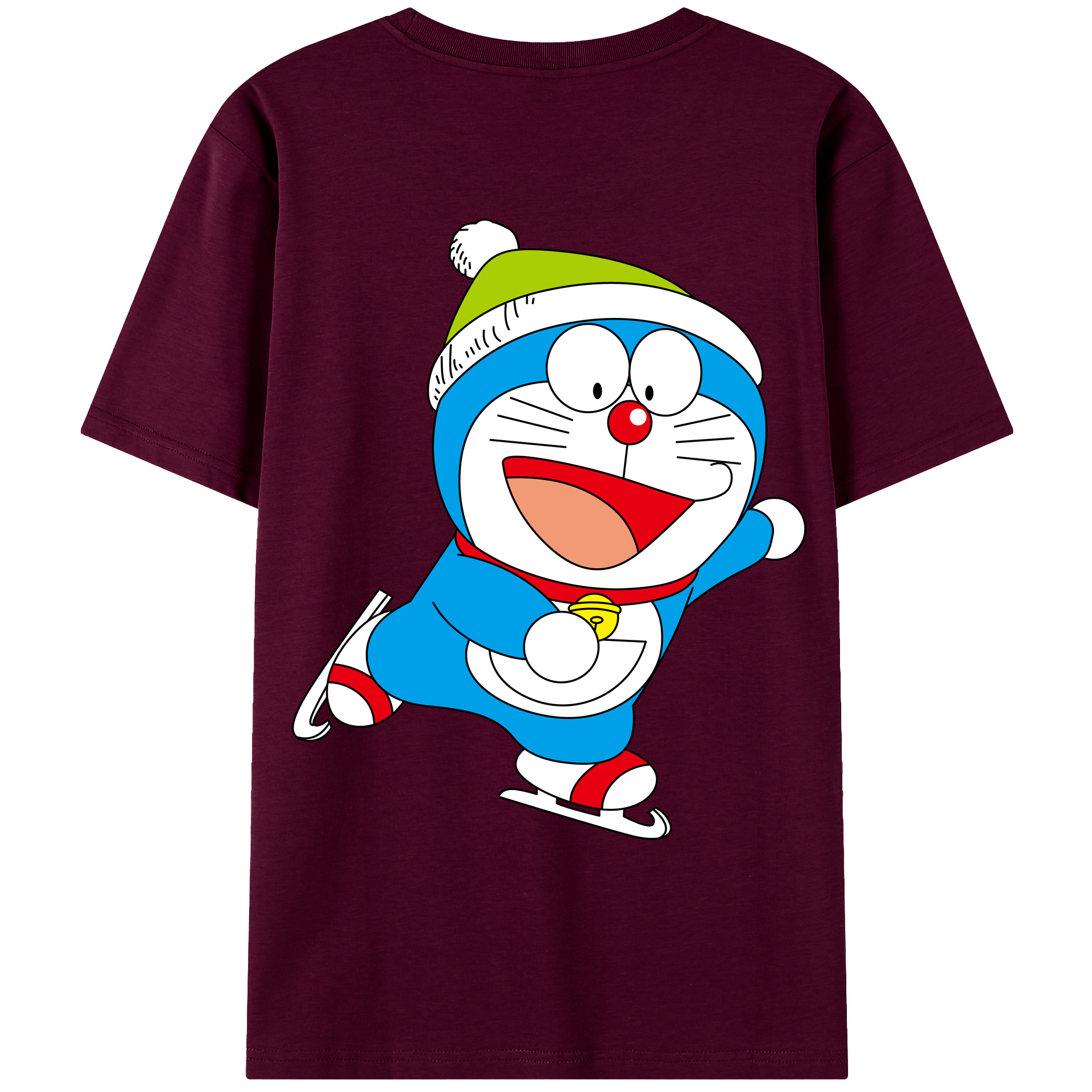 （画像用） ドラえもん Doraemon レディース半袖Tシャツ(バックプリント)
